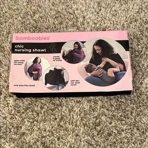 Bamboobies Chic Nursing Shawl - Black